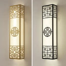 Zen strip wall light in Chinese style for hotels and projects