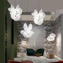 Nordic serpentine fabric chandelier for elegant interiors