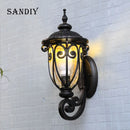 Vintage waterproof floor lamp and wall light for garden sandiy