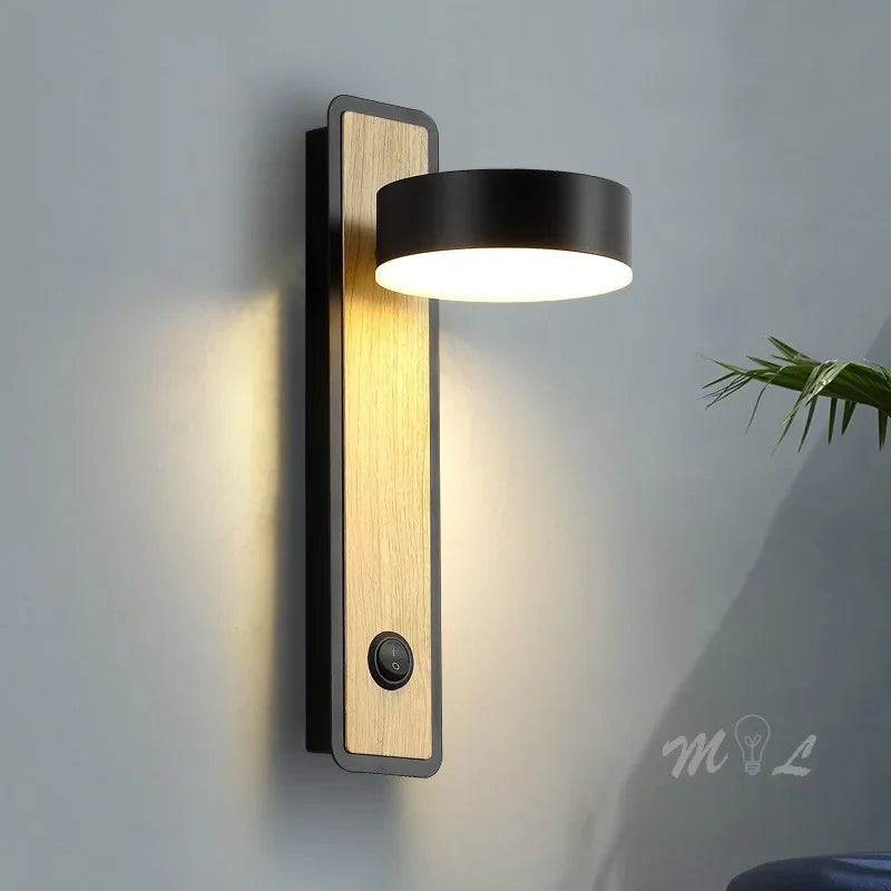 Modern aluminium wall light for interior decoration