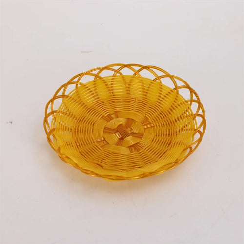 Woven rattan basket for fruits and food at home - vue 10 sur 10