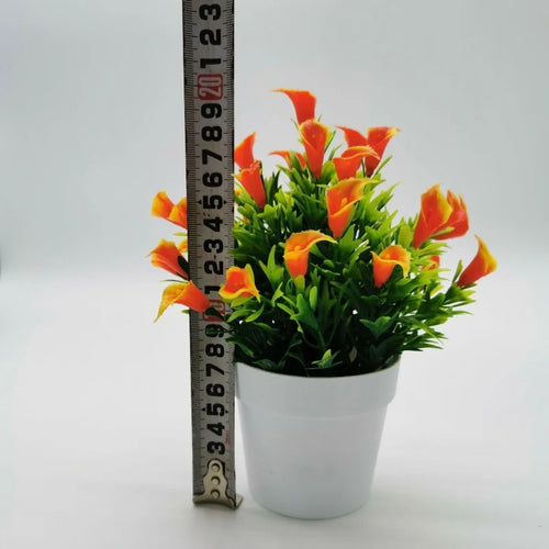 Artificial bonsai flower in pot for indoor and outdoor decoration - vue 7 sur 13