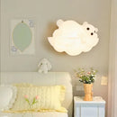 Decorative polar bear wall light ideal for indoor use