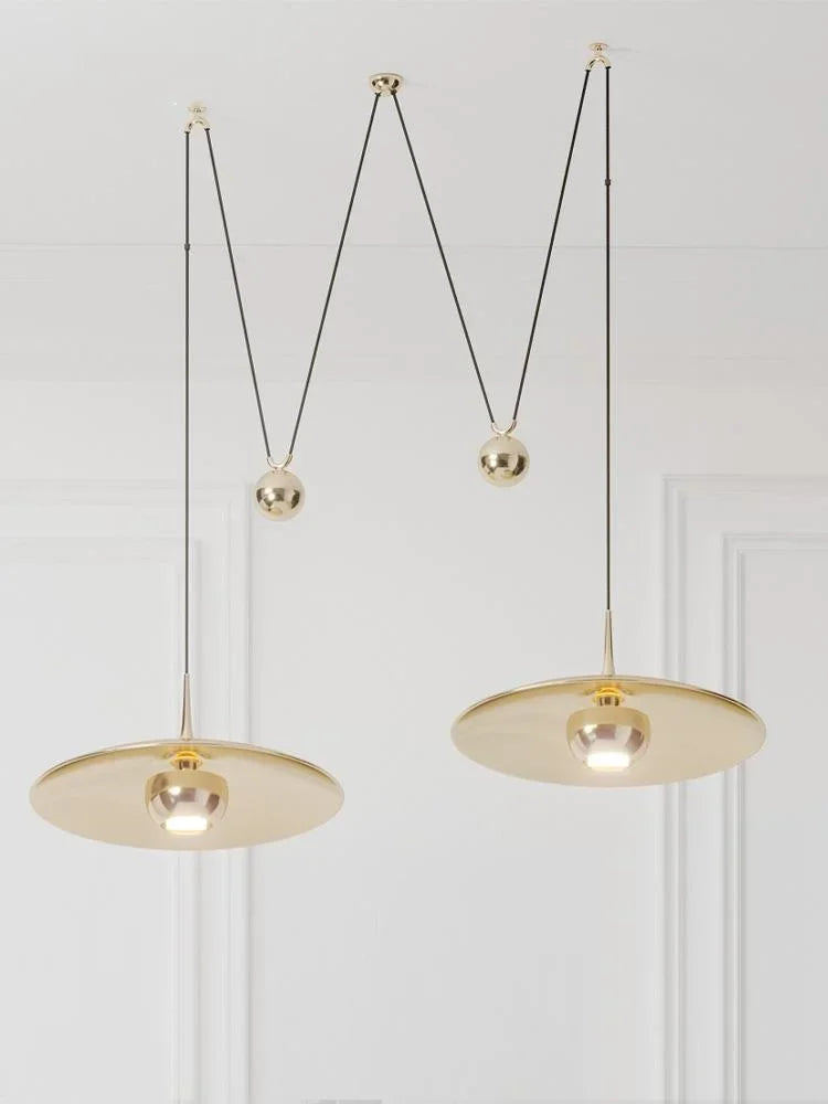 Postmodern adjustable LED pendant light