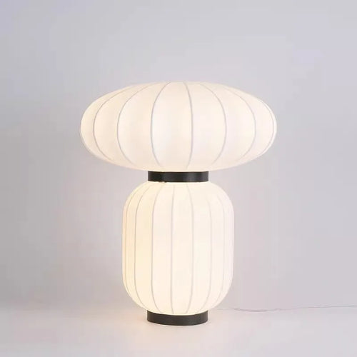 Silk table lamp wabi-sabi style for living room bedroom creative decor kitchen dining designer lighting - vue 4 sur 7