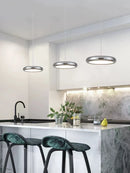 Luxury pendant lamps with remote control for restaurant