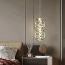 Modern crystal chandelier with dimmable remote control for restaurants