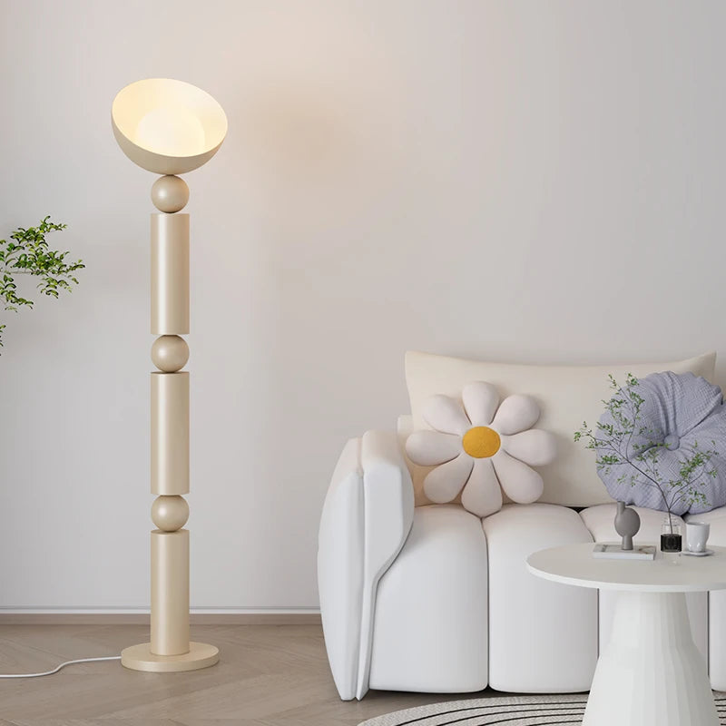 Minimalist designer floor lamp for an elegant and modern atmosphere