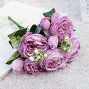 Small artificial flower bouquet for spring decoration and weddings