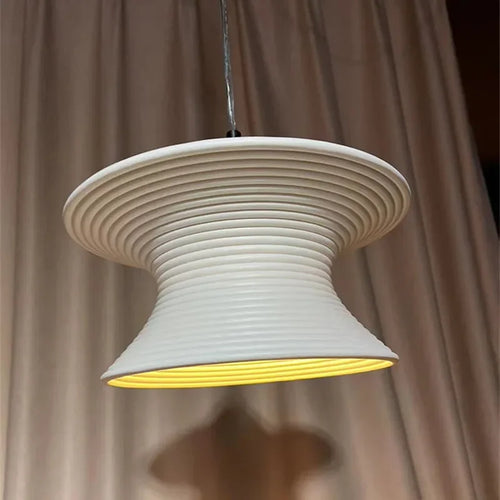 Minimalist nordic wabi sabi chandelier for modern interiors - vue 7 sur 9