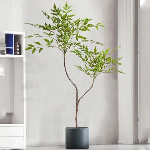 Large artificial bamboo plant for indoor and outdoor decoration - vue 2 sur 7