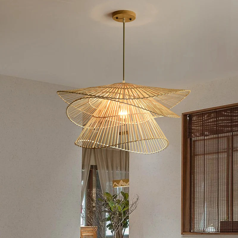 Modern rattan pendant light for creative decor