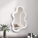 Kawaii cloud wall mirror for home decor and makeup