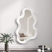 Kawaii cloud wall mirror for home decor and makeup