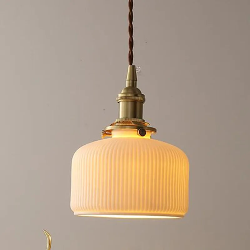Modern ceramic pendant light for creative indoor lighting