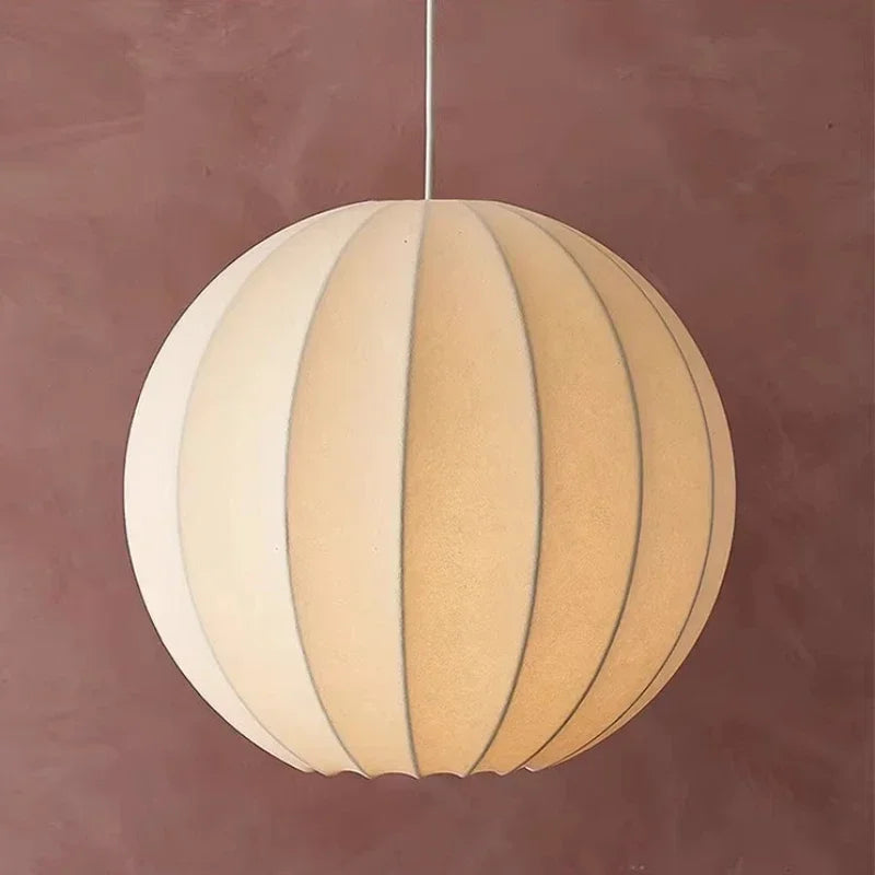 Chinese retro silk chandelier, minimalist style for interior decor - vue 6 sur 12