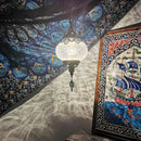 Vintage Mediterranean style art deco pendant light for restaurants and cafés