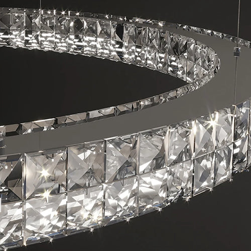 Luxury designer crystal pendant chandelier new collection - vue 7 sur 14