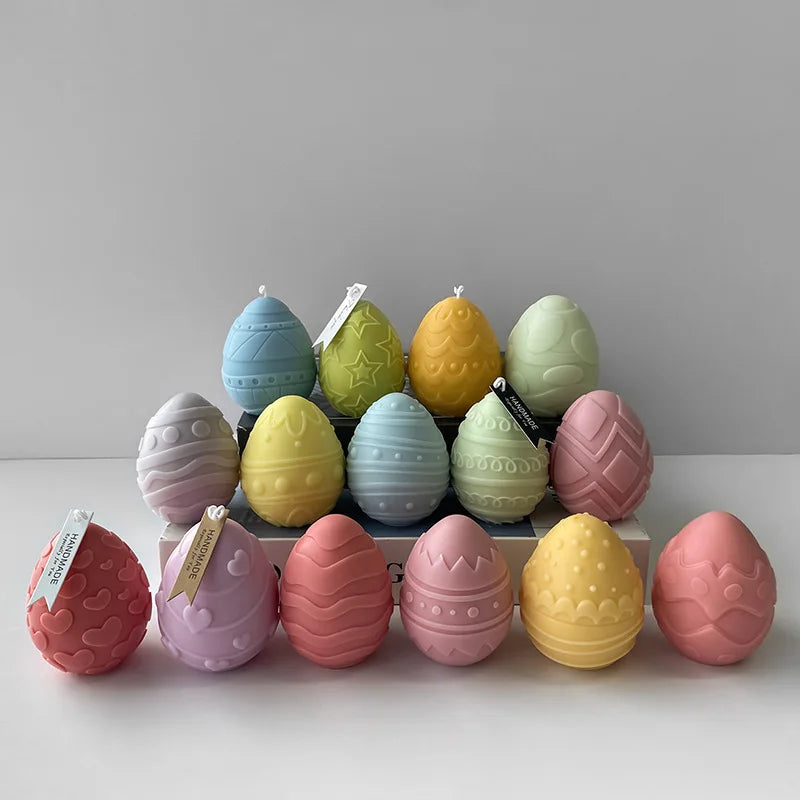 DIY Easter egg silicone candle mold - vue 5 sur 21