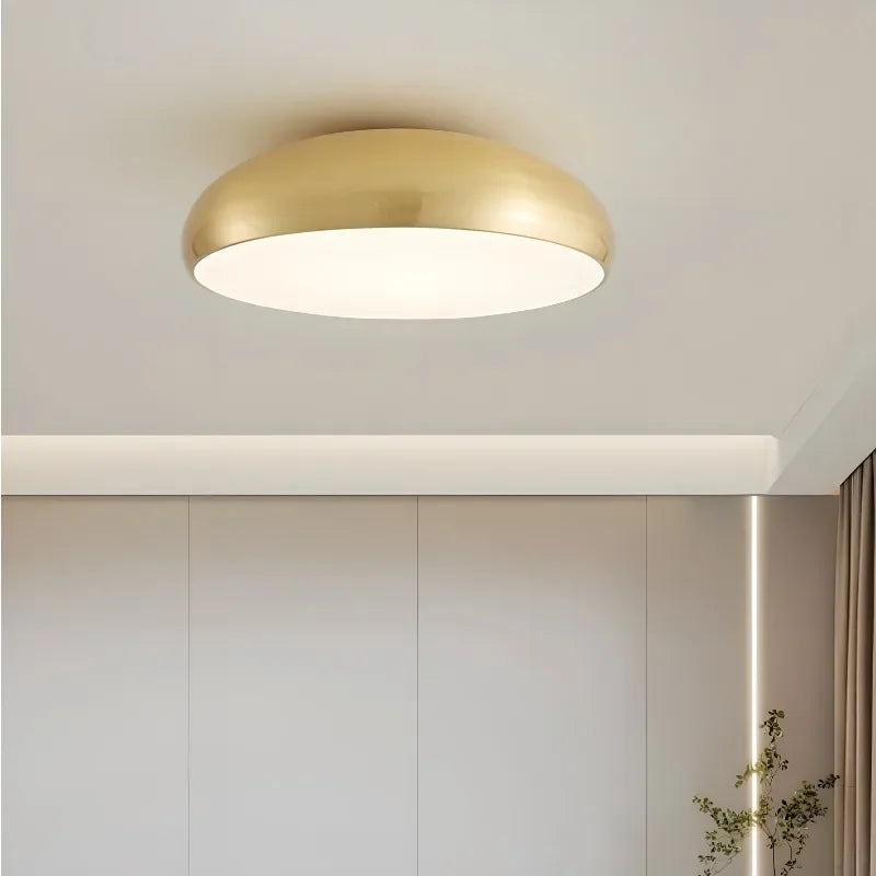 Vintage copper ceiling light nordic minimalist design for interior decor