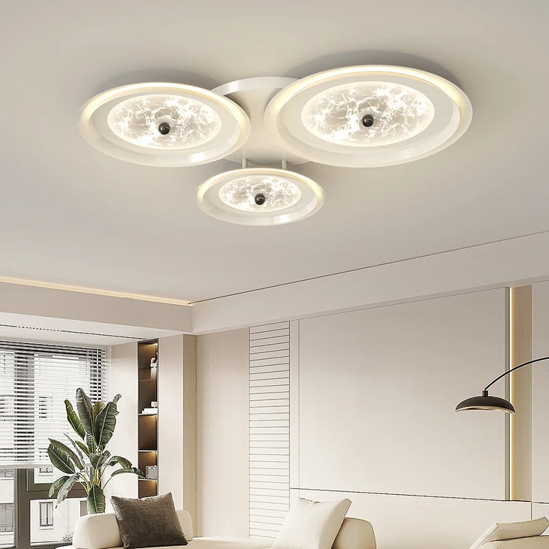 Nordic three-head LED chandelier eye protection indoor light