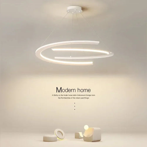Modern LED pendant light for elegant interior décor - vue 3 sur 21