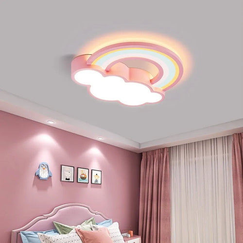 Modern LED cloud ceiling light for children's bedroom - vue 5 sur 9