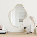 elegant wall mirror with a refined gold design