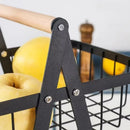 Removable storage basket for fruits, vegetables and cosmetics