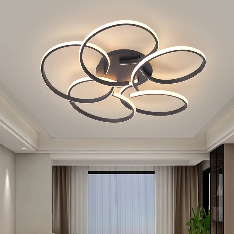 Modern creative design LED ceiling light for indoor use