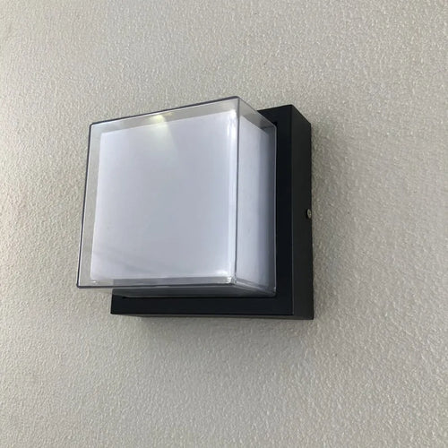 modern waterproof outdoor wall light for garden and balcony - vue 7 sur 12