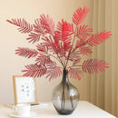 Artificial mimosa plant for rustic decor and photography accessories