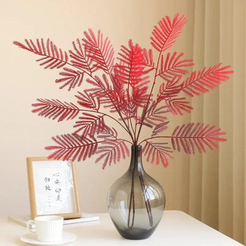 Artificial mimosa plant for rustic decor and photography accessories - vue 4 sur 10
