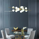 Modern LED glass ball pendant light
