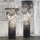 tubular fabric LED floor lamp for modern lighting