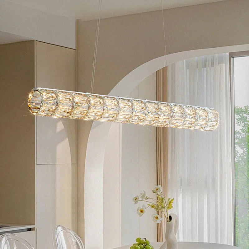 Modern LED chandelier with K9 crystal for home decor