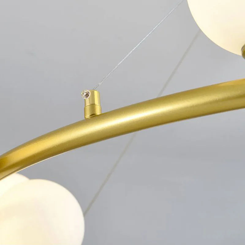 suspension nordique en verre pour décoration intérieure élégante - vue 5 sur 14