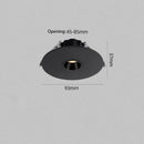 Ultra-slim recessed LED spotlight for ambient lighting