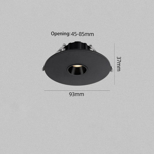 Ultra-slim recessed LED spotlight for ambient lighting - vue 8 sur 9