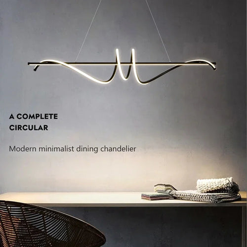Modern LED pendant light for interior decor and cafés - vue 2 sur 8
