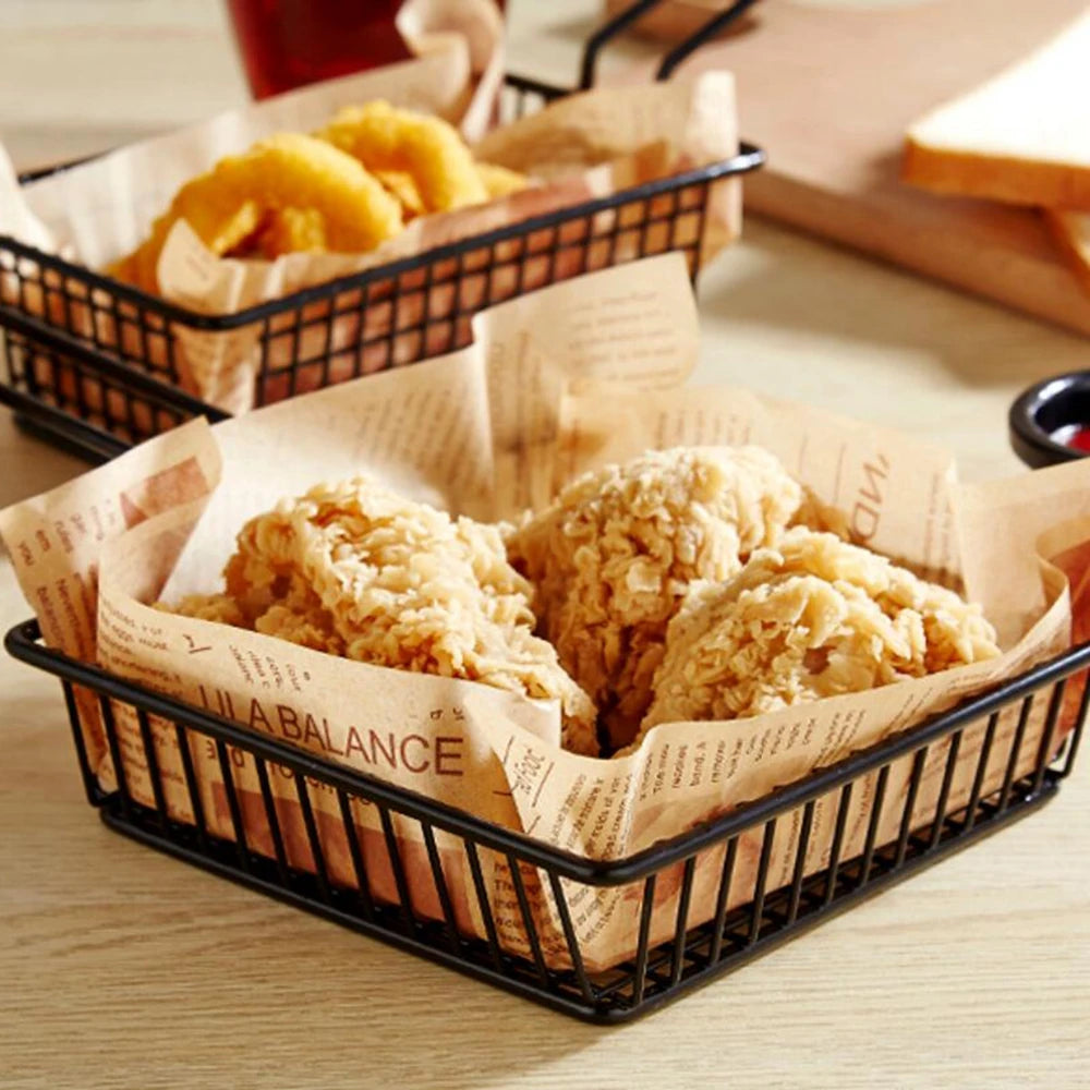 Stainless steel chips basket for fried foods - vue 4 sur 14
