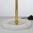 Post-modern nordic luxury gold crystal LED floor lamp