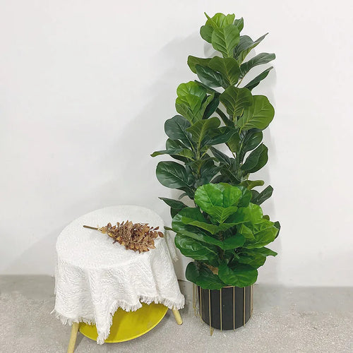 Artificial ficus lyrata plant for indoor and outdoor decoration - vue 4 sur 18