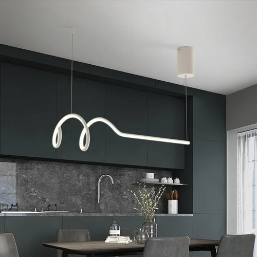 Modern LED pendant light for elegant interior decor - vue 6 sur 10