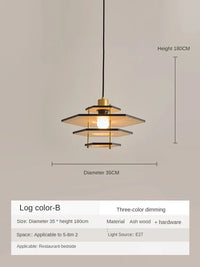Solid wood medieval style chandelier for restaurant and bar