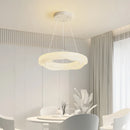 Cream style recessed eye protection chandelier