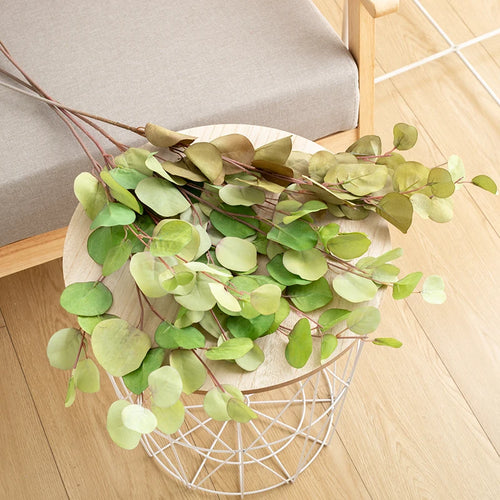 Artificial eucalyptus plant for autumn decor and DIY arrangements - vue 5 sur 16