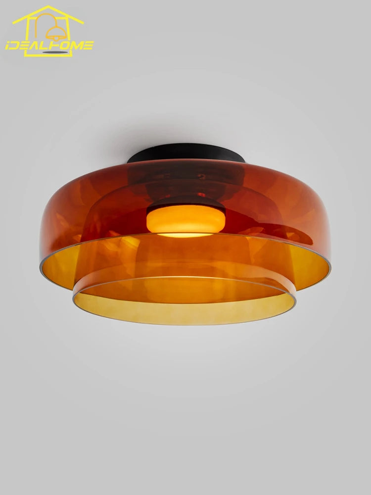 Modern glass ceiling light for stylish interiors