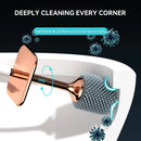 silicone brush with holder for modern and durable cleaning