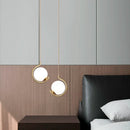 Modern glass LED pendant light decorative ceiling lamp